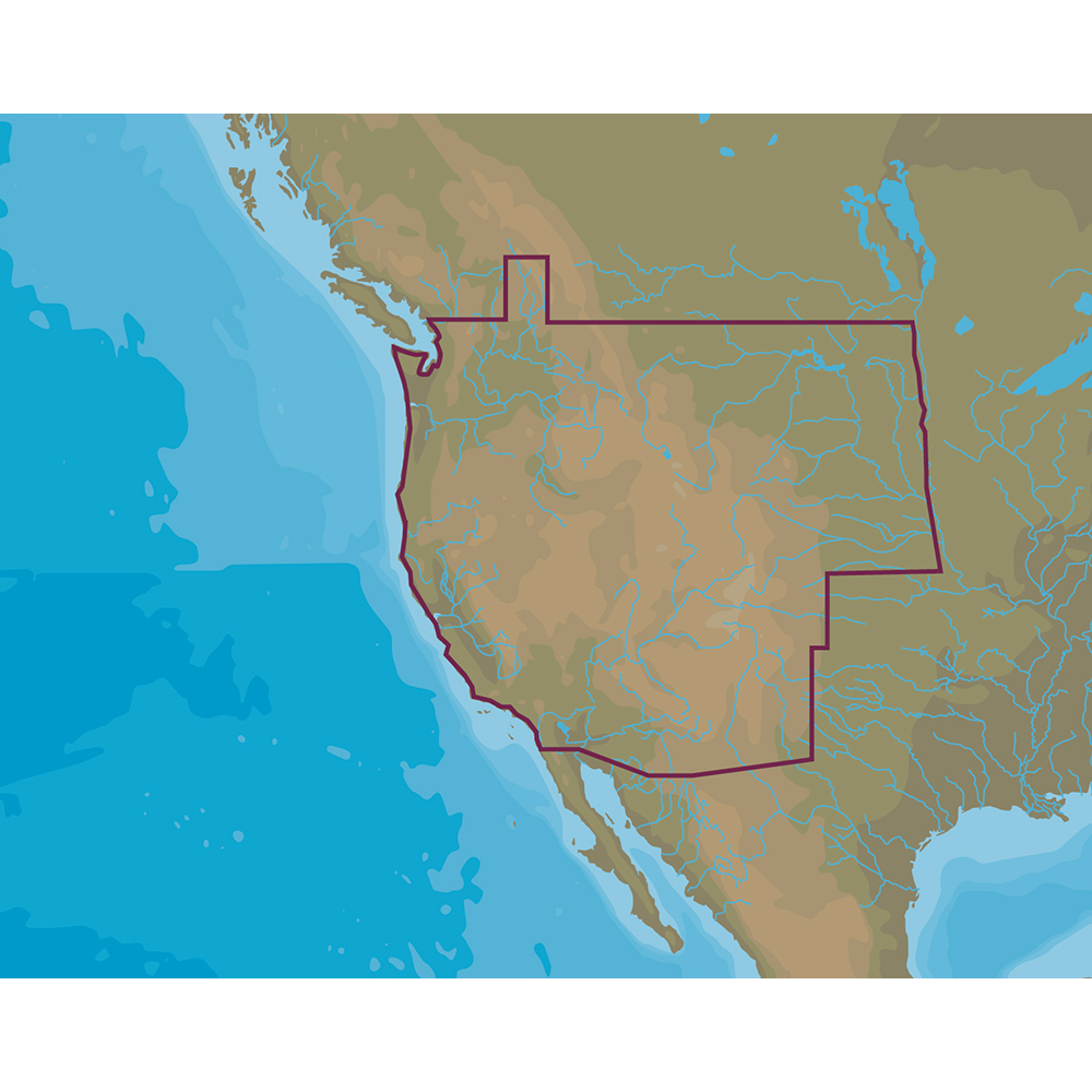 C-MAP 4D Lakes NA-D071 West US Lakes - NA-D071