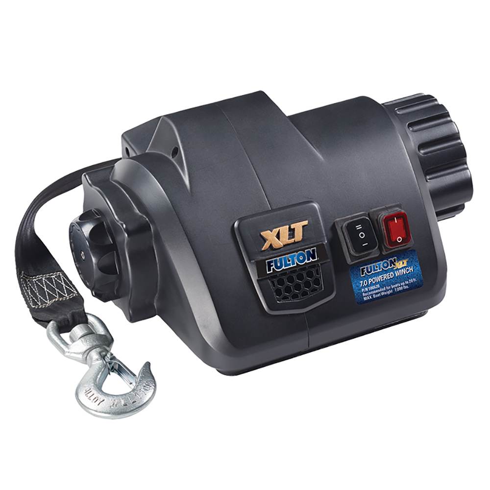 image for Fulton XLT 7.0 Powered Marine Winch w/Remote f/Boats up to 20'