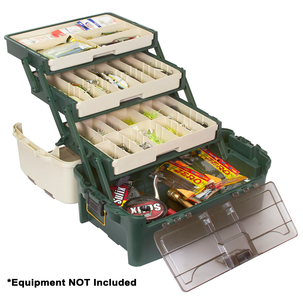 image for Plano Hybrid Hip 3-Tray Tackle Box – Forest Green