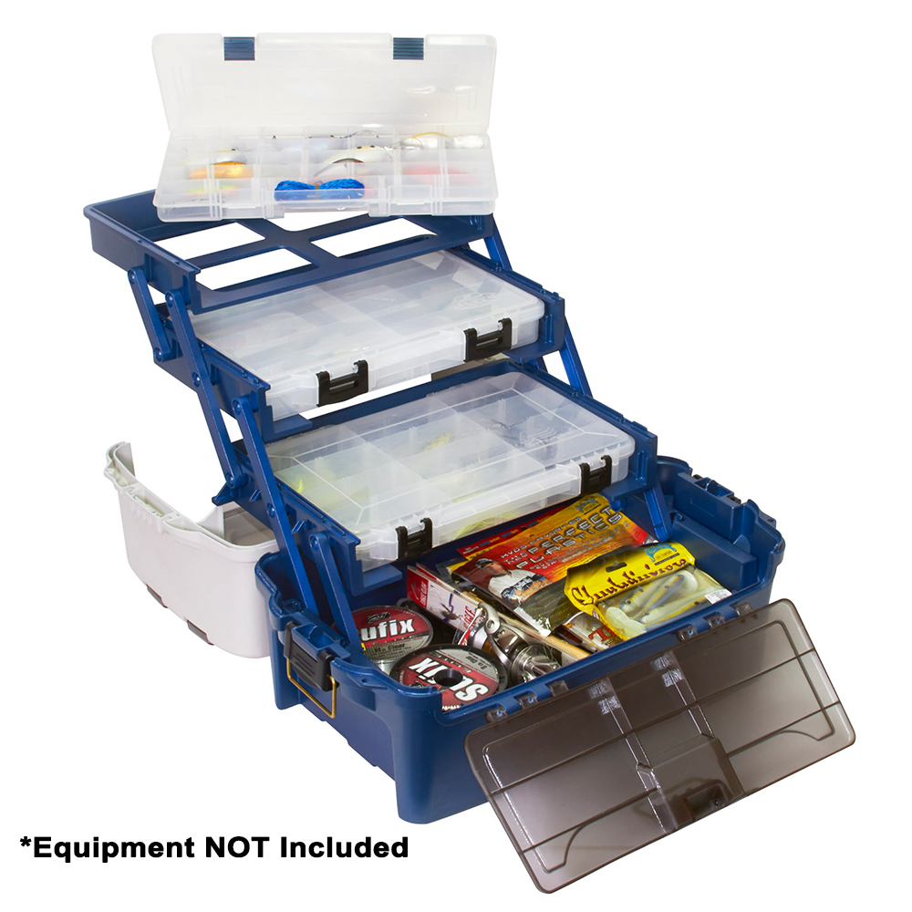 image for Plano Hybrid Hip 3-Stowaway® Tackle Box 3700 – Blue