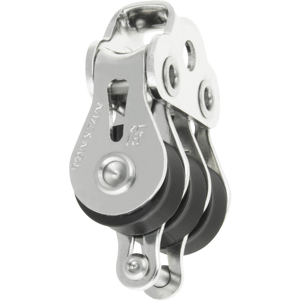 Ronstan Series 15 Ball Bearing Block, Triple Becket