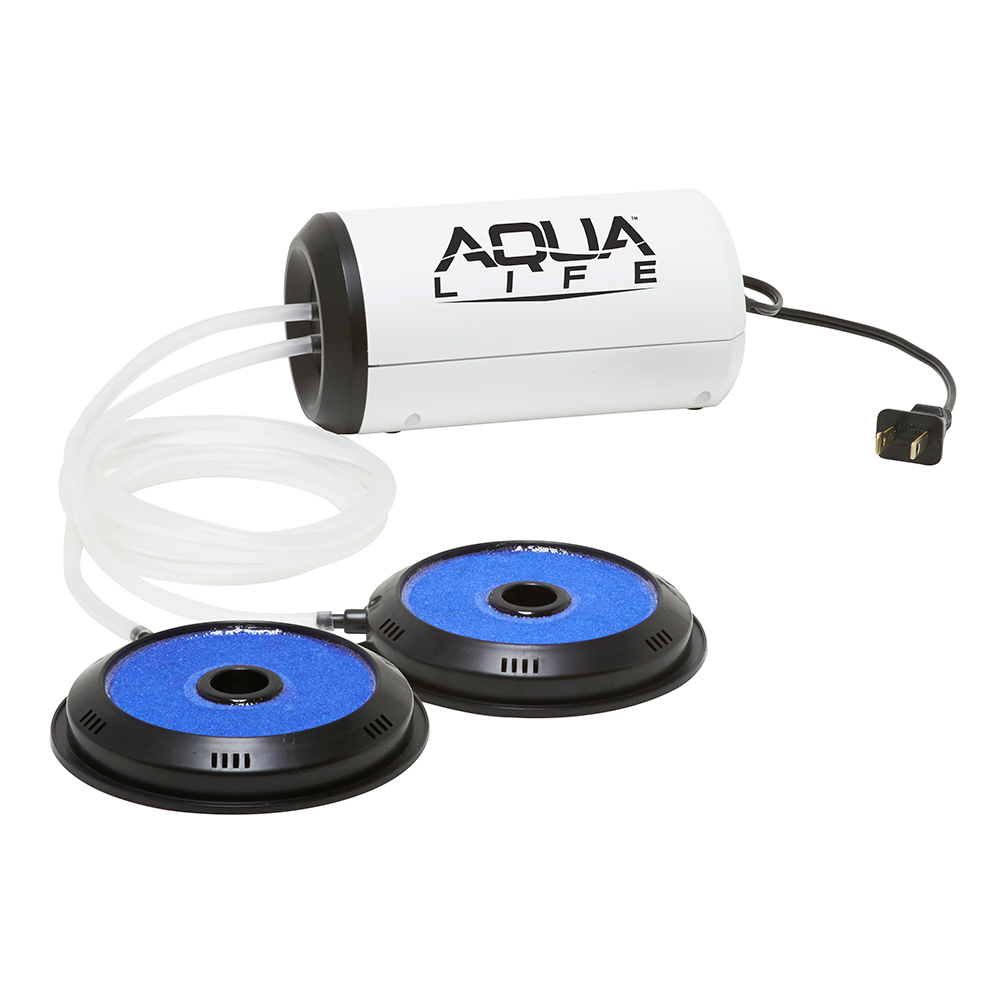 image for Frabill Aqua-Life® Aerator Dual Output 110V – Greater Than 100 Gallons