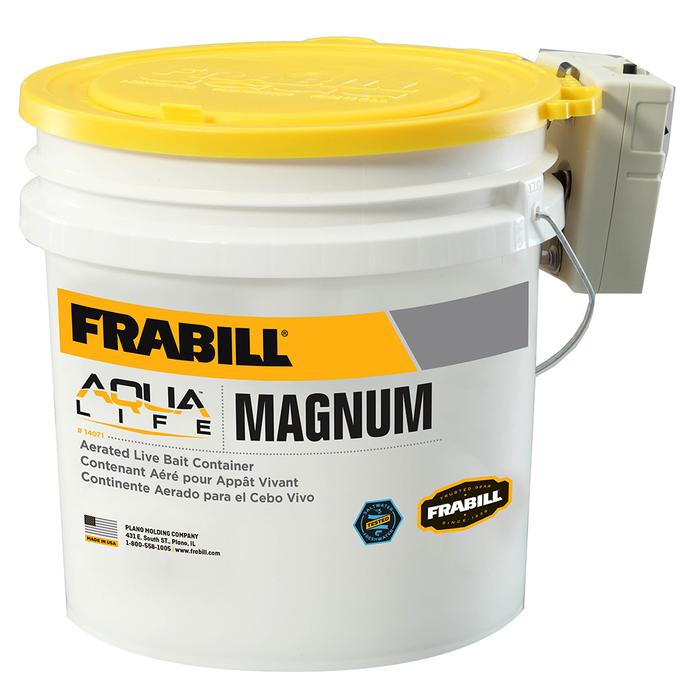 image for Frabill Magnum Bucket – 4.25 Gallons w/Aerator