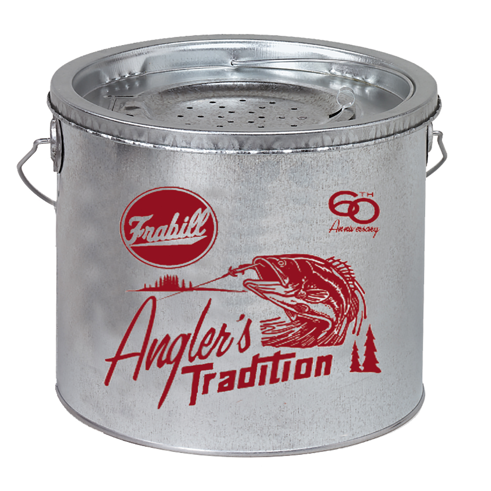 image for Frabill Galvanized 2-Piece Wade Floating Bucket – 8 Quart