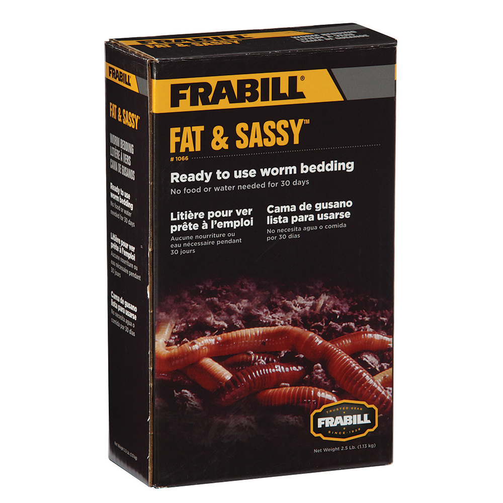 image for Frabill Fat & Sassy Pre-Mixed Worm Bedding – 2.5lbs