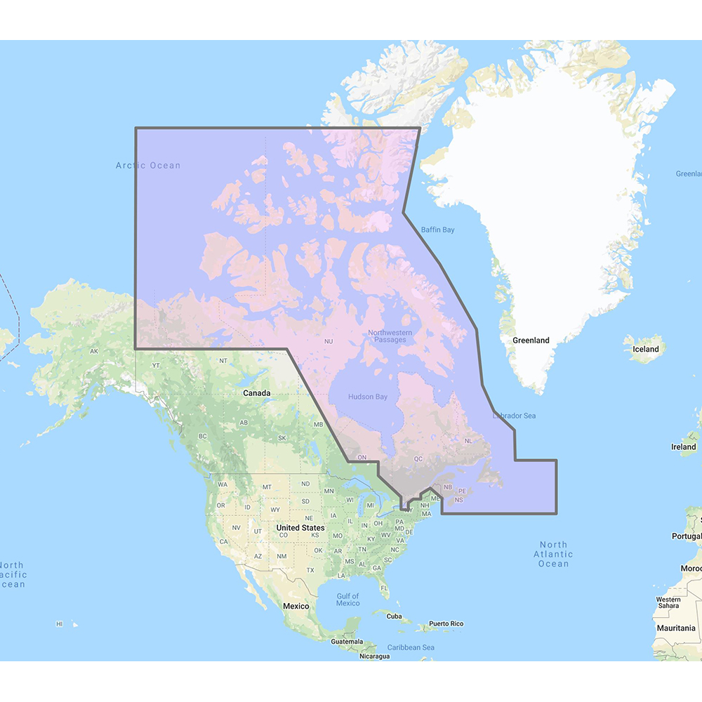 Furuno Canada North & East - Vector Charts, 3D Data & Standard Resolution Satellite Photos - Unlock Code - MM3-VNA-021