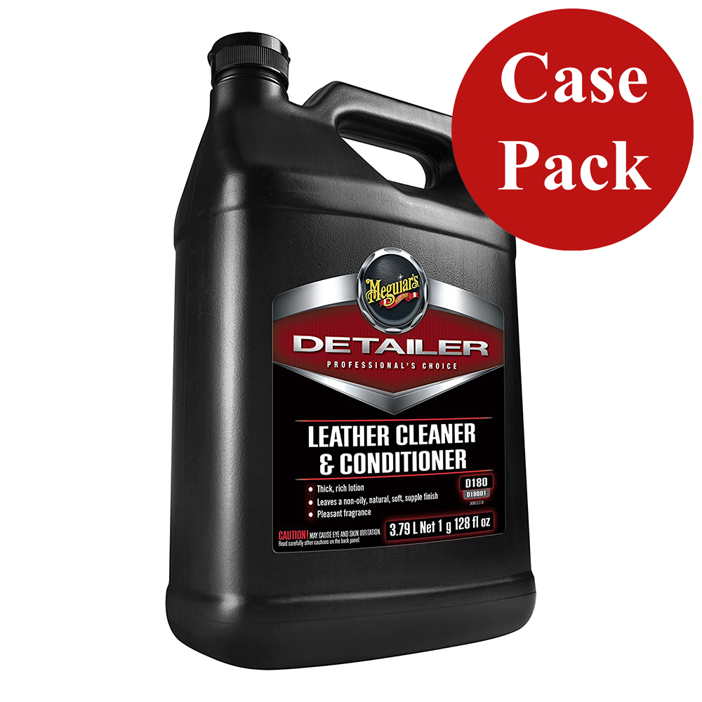 image for Meguiar's Detailer Leather Cleaner & Conditioner – 1-Gallon *Case of 4*