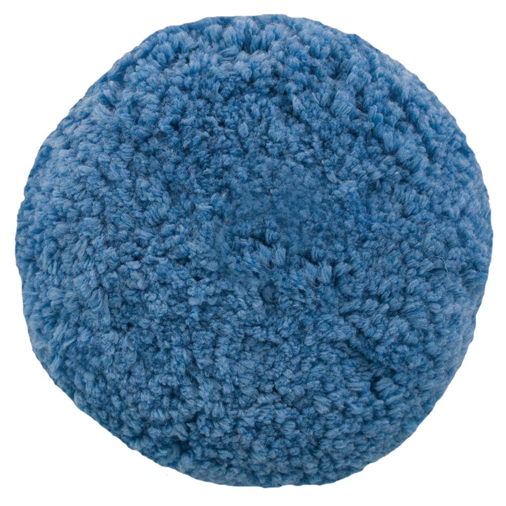 Presta Rotary Blended Wool Buffing Pad - Blue Soft Polish - 890144