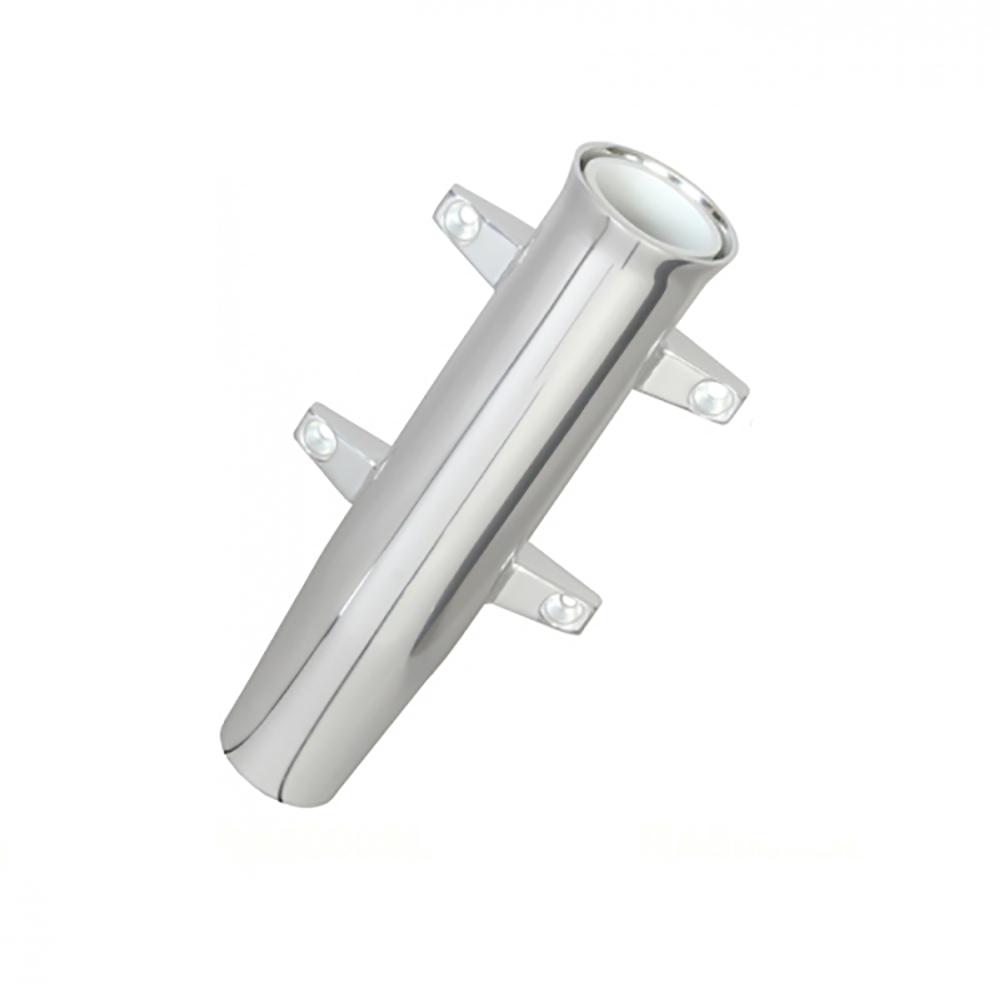 Lee's Tackle Aluminum Side Mount Rod Holder - Tulip Style - Silver Anodize - RA5000SL