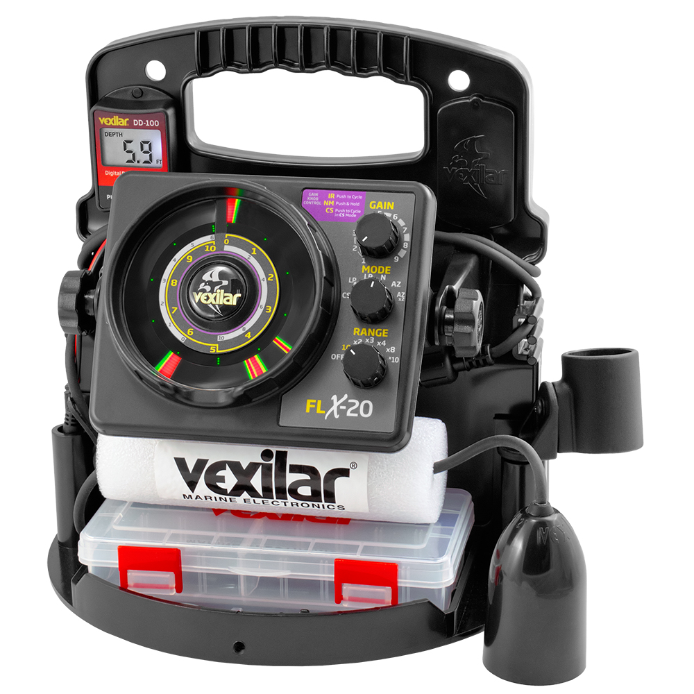image for Vexilar FLX-20 Pro Pack II w/12° Ice Ducer & DD-100