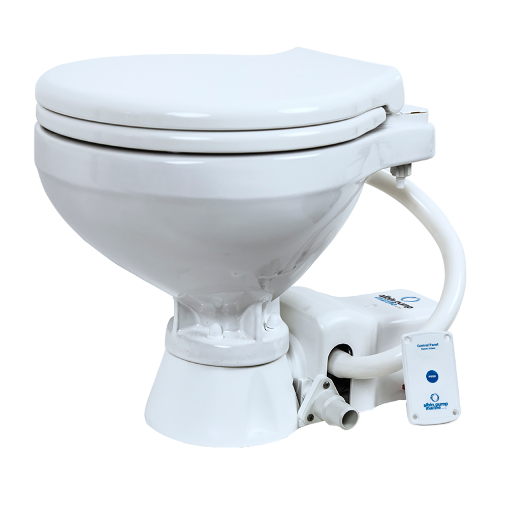 image for Albin Group Marine Toilet Standard Electric EVO Compact – 24V