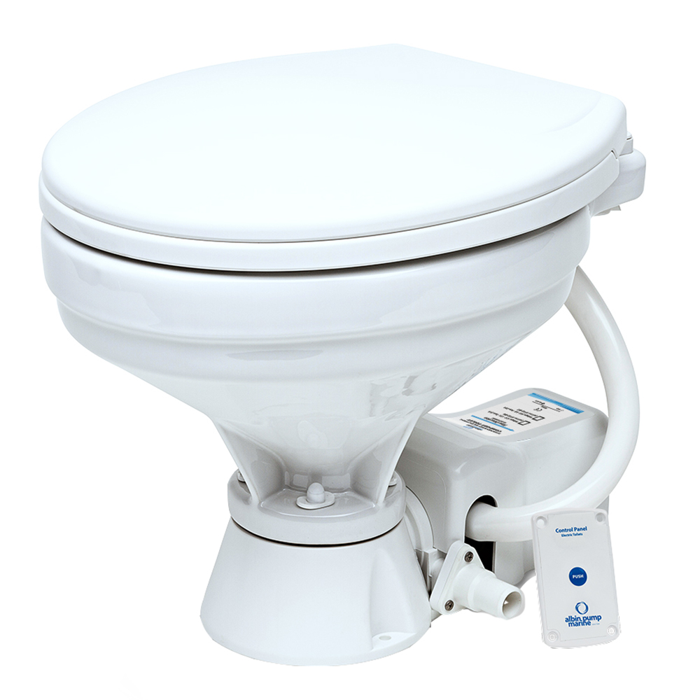 image for Albin Group Marine Toilet Standard Electric EVO Comfort – 24V