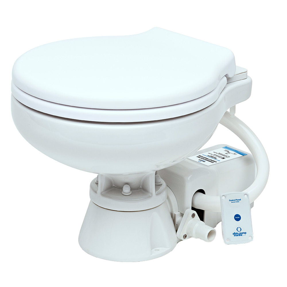 image for Albin Group Marine Toilet Standard Electric EVO Compact Low – 24V