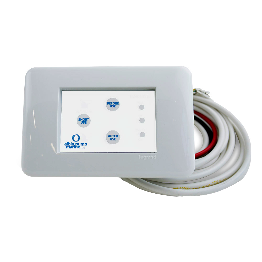 Albin Pump Marine Digital Control Panel Silent Electric Toilet - 07-66-024