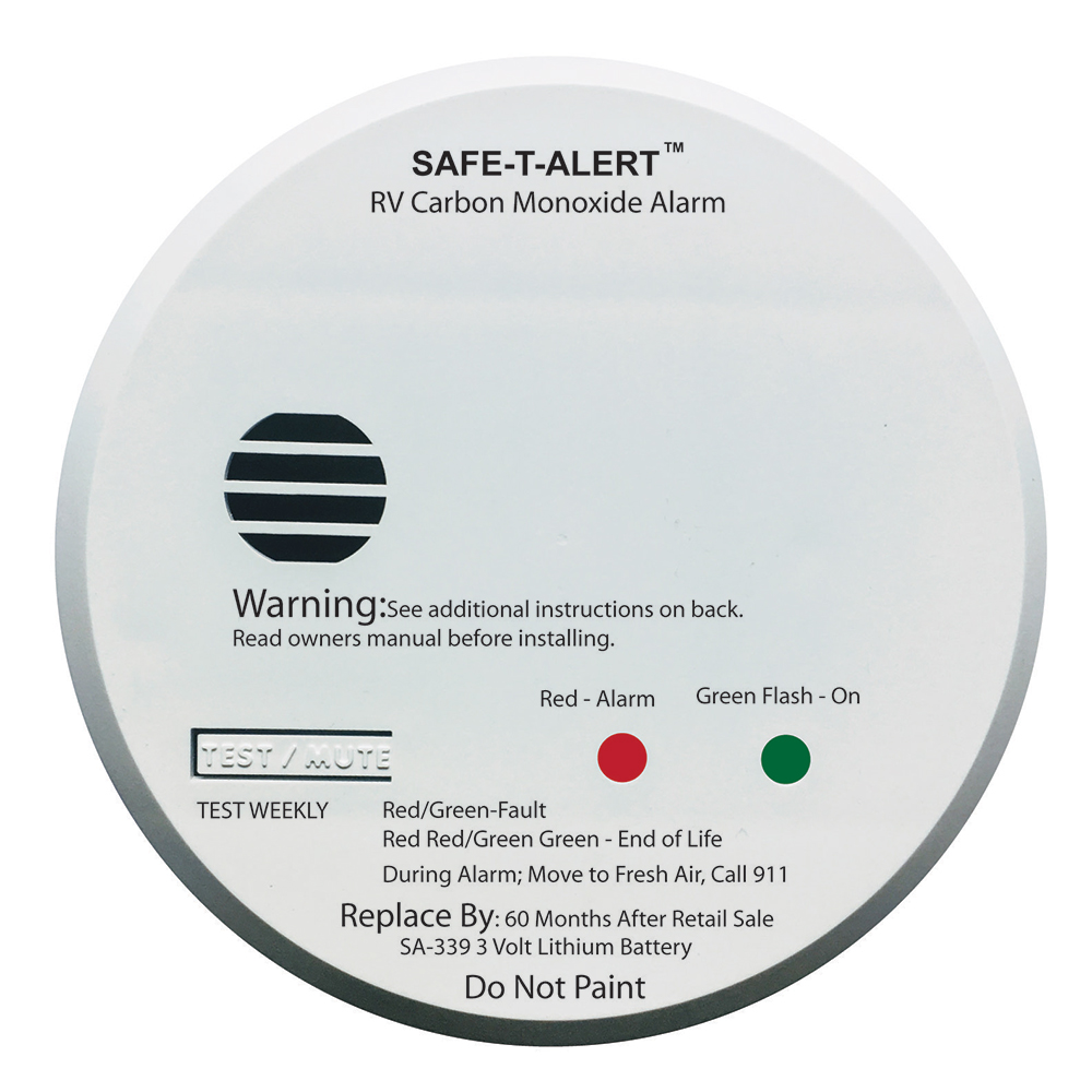 image for Safe-T-Alert SA-339 White RV Battery Powered CO2 Detector