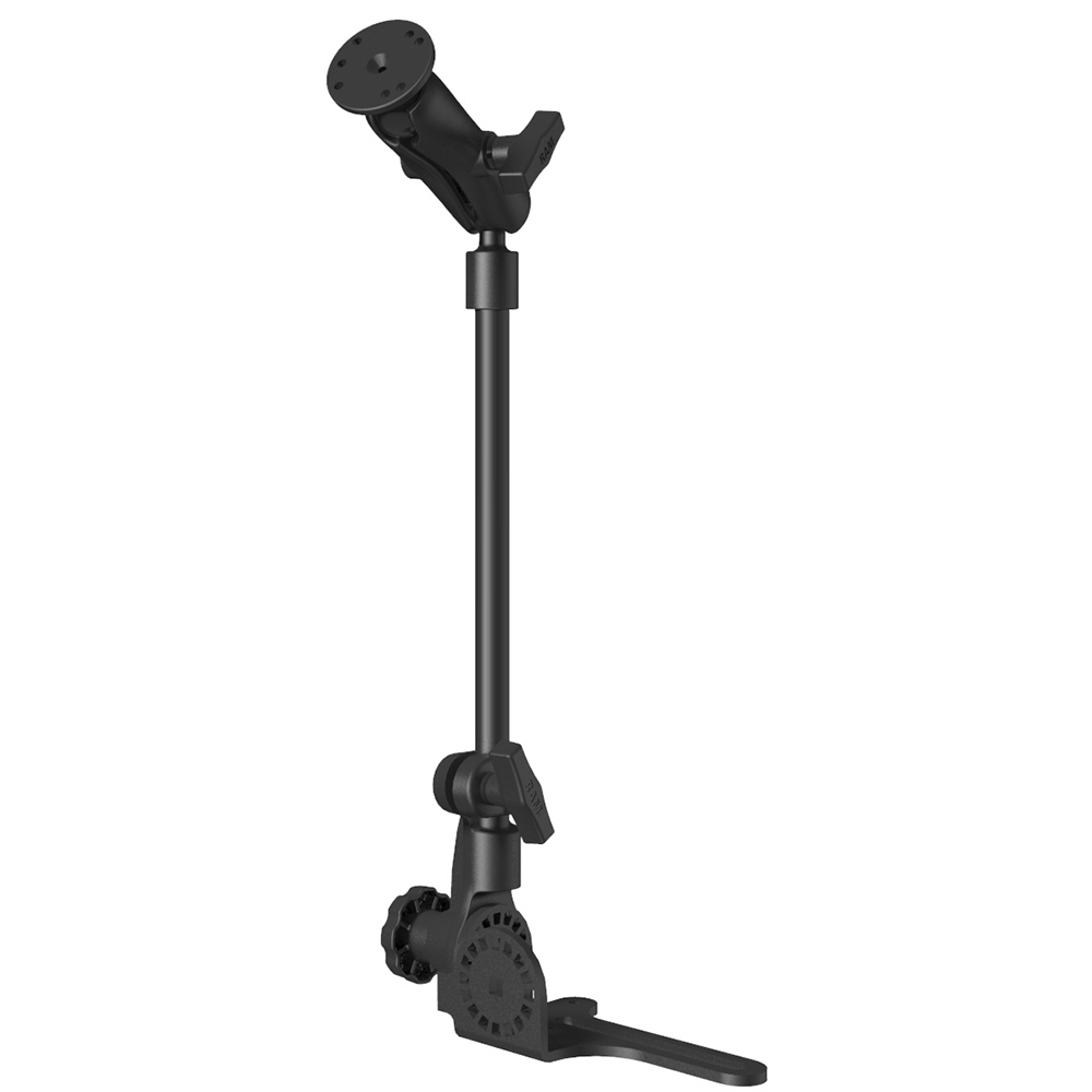 image for RAM Mount Universal No-Drill™ RAM POD HD™Vehicle Mount w/Double Socket Arm & 2.5″ Round Base AMPs Hole Pattern