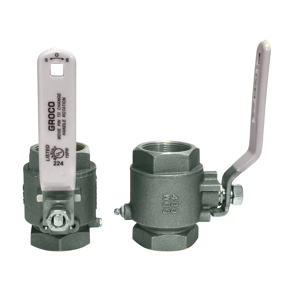 image for GROCO 1-1/2″ NPT Stainless Steel In-Line Ball Valve