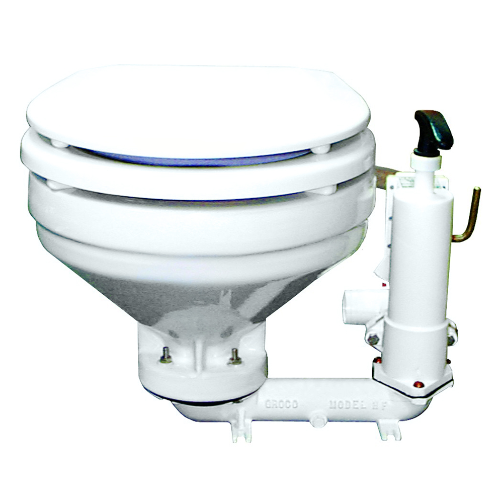 GROCO HF Series Hand Operated Marine Toilet - HF-B