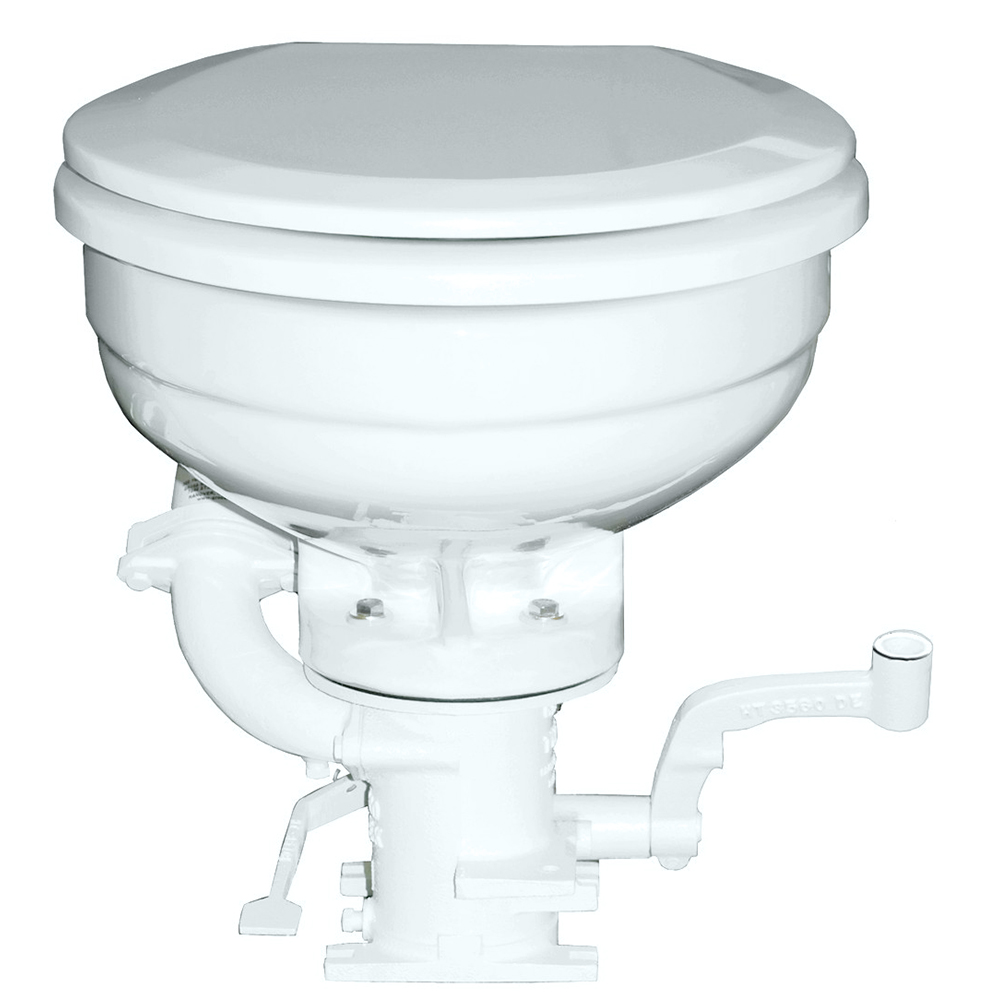 GROCO K Series Hand Operated Marine Toilet - K-H