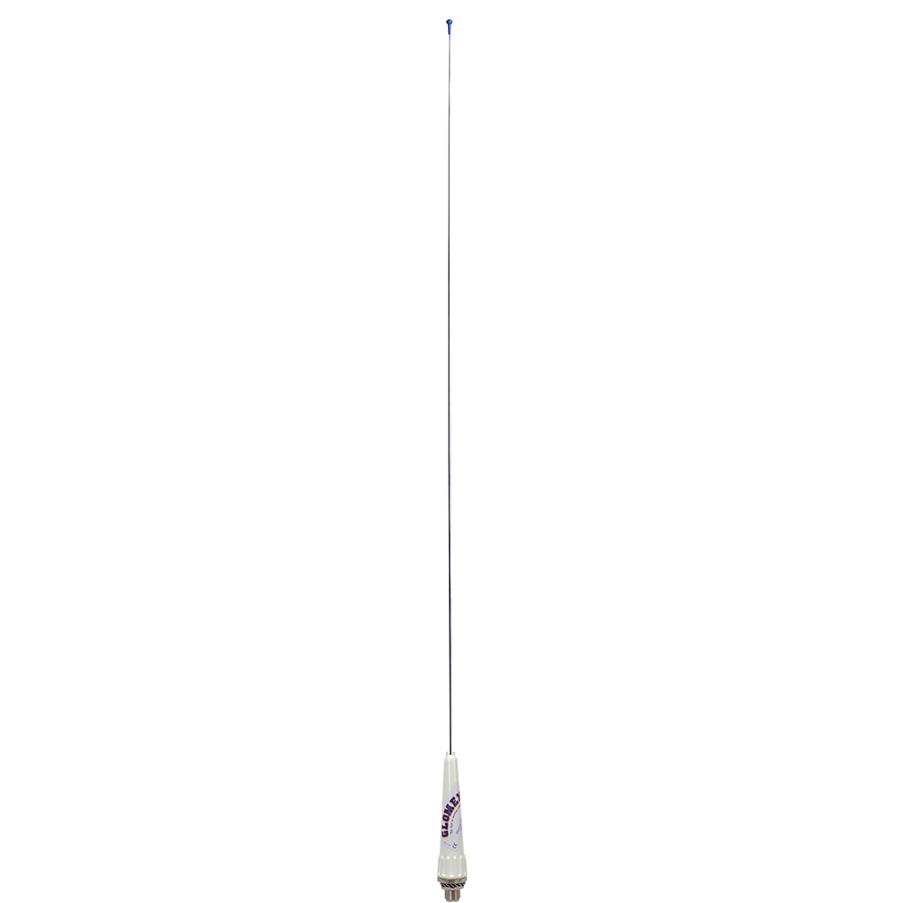image for Glomex 35″ Classic Stainless Steel VHF 3dB Sailboat Antenna w/Bracket & PL-259 Connector – No Cable