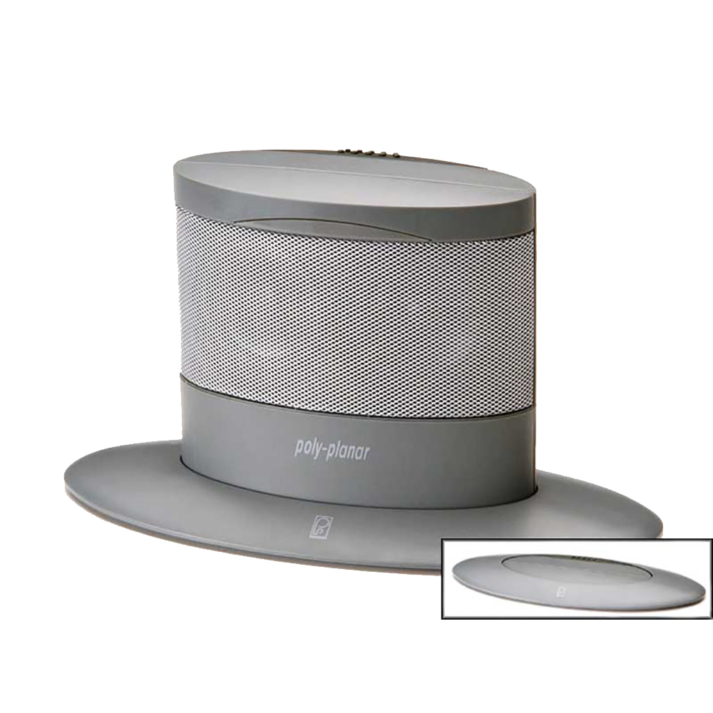 Poly-Planar Oval Waterproof Pop-Up Spa Speaker - Gray - MA7020G