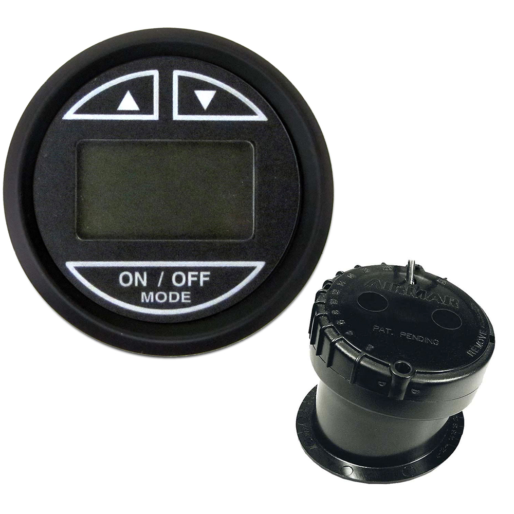 image for Faria Euro Black 2″ Depth Sounder w/In-Hull Transducer