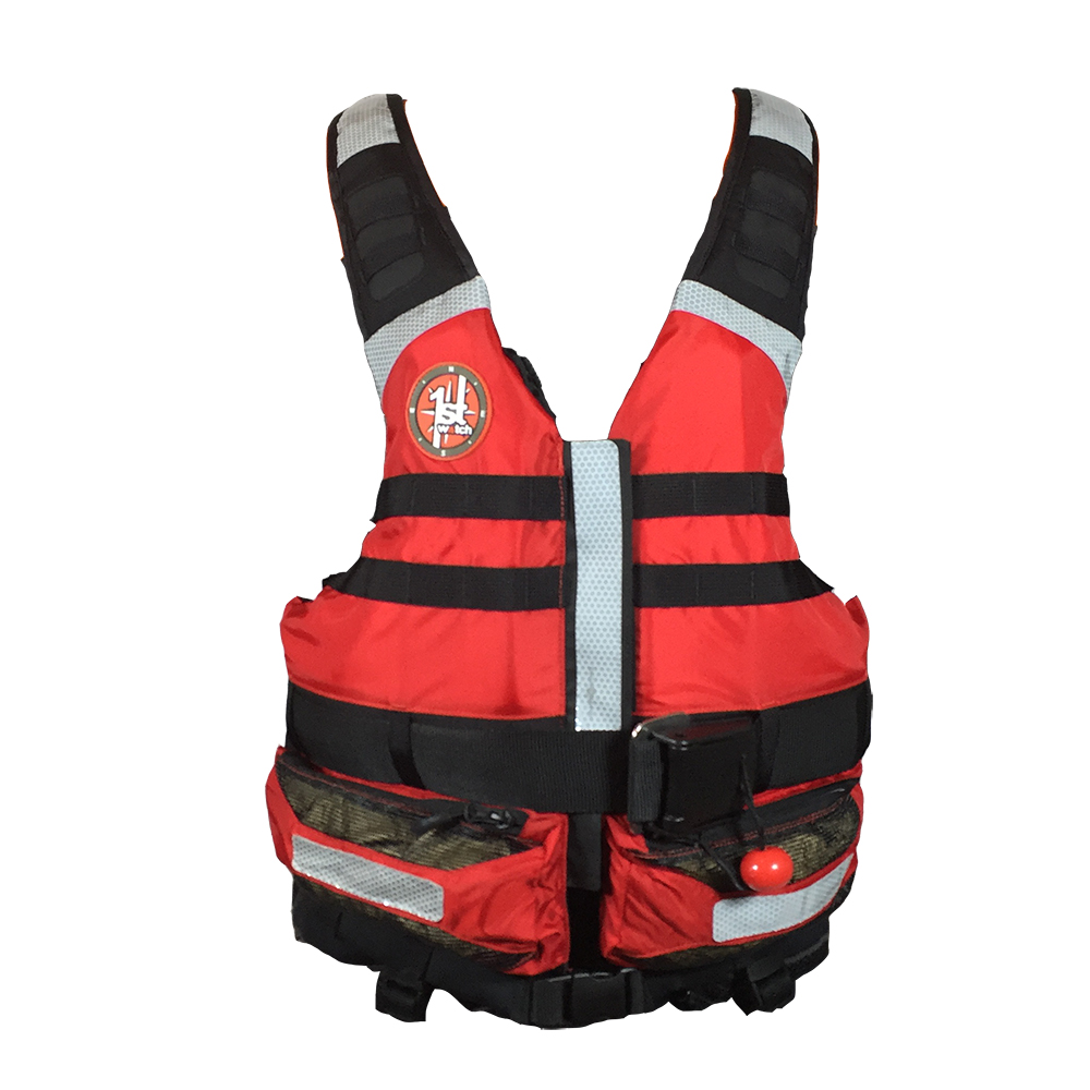 image for First Watch SWV-100 Rescue Swimmers' Vest – Red/Black