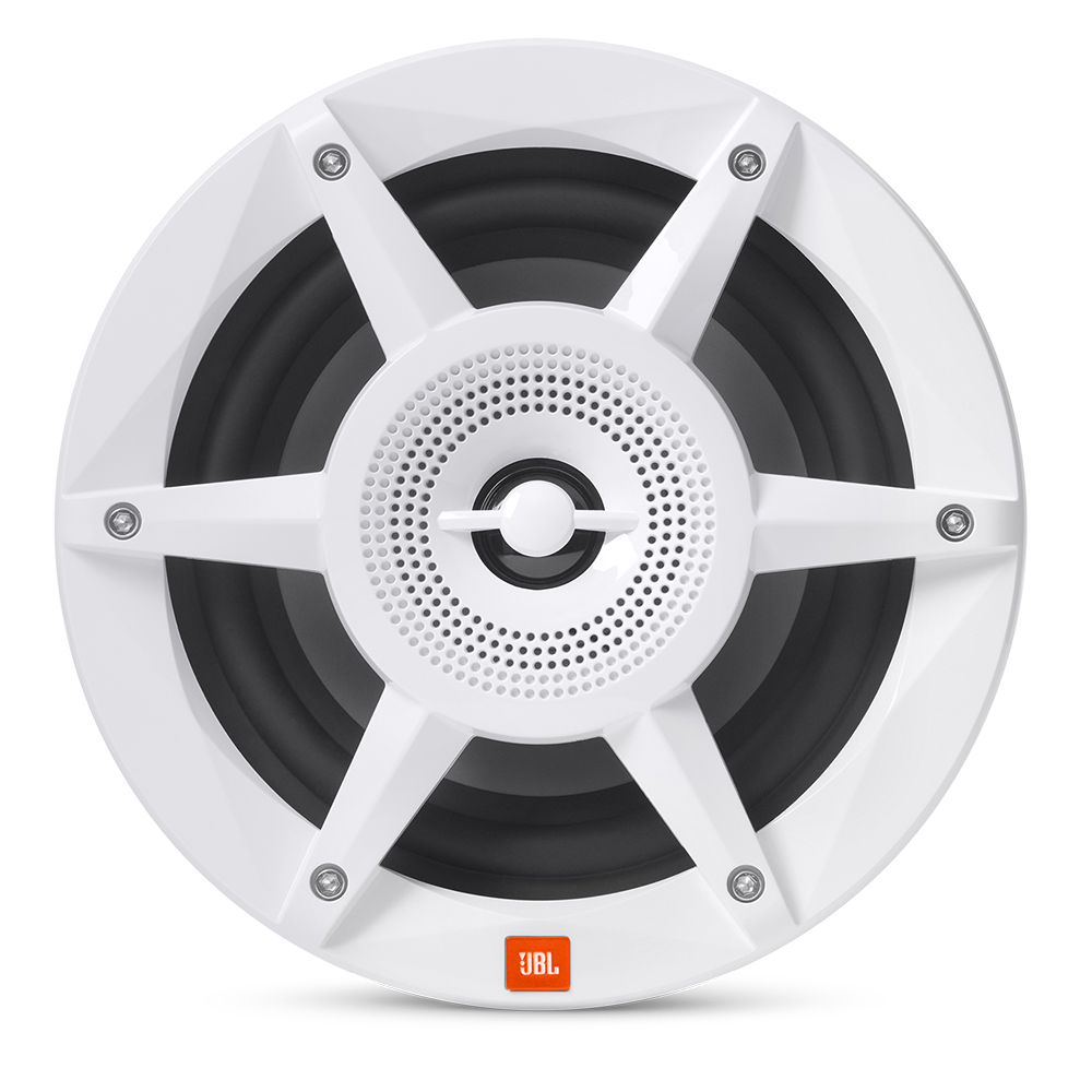image for JBL 6.5″ Coaxial Marine RGB Speakers – White STADIUM Series