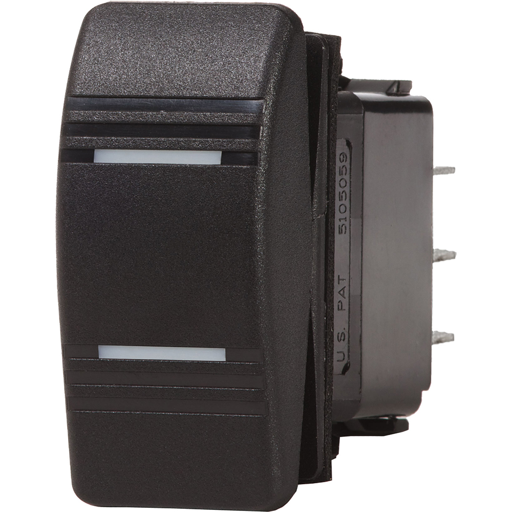 image for Blue Sea Contura Switch DPDT Black – ON-ON