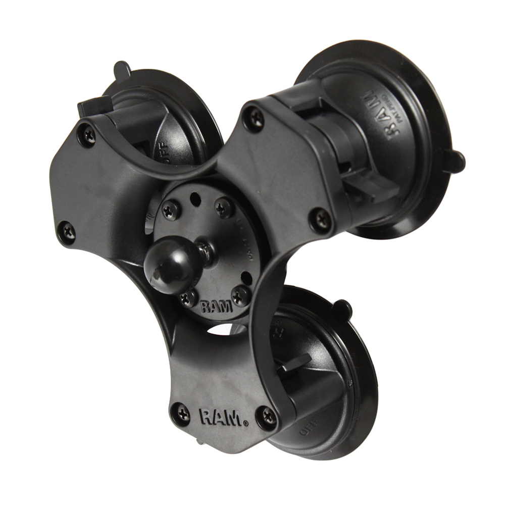 image for RAM Mount Twist-Lock Triple Suction Cup Ball Base