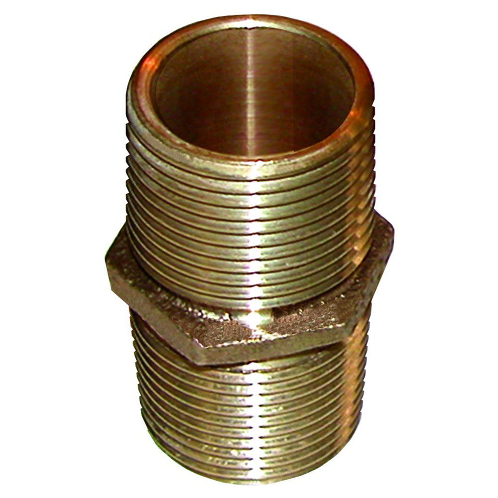 GROCO Bronze Pipe Nipple - 1-1/2