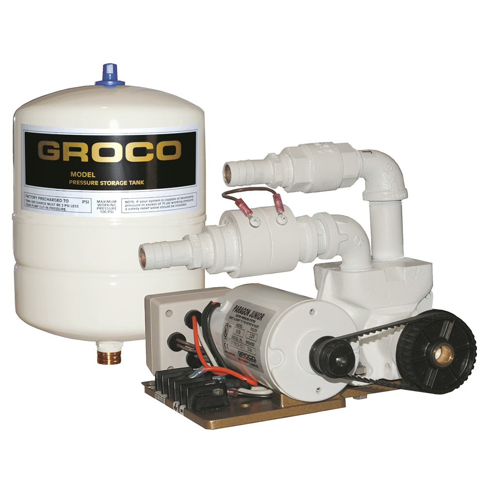 GROCO Paragon Junior 12v Water Pressure System - 1 Gal Tank - 7 GPM - PJR-A 12V