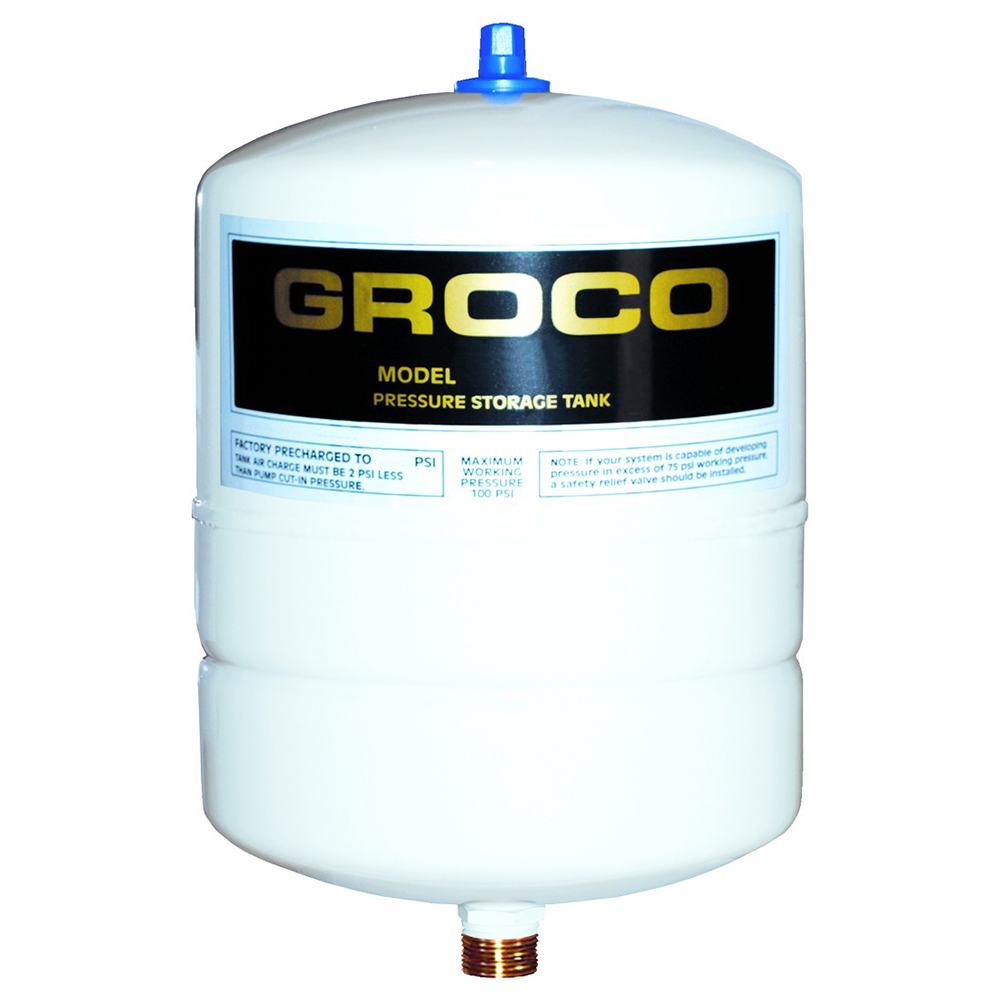 GROCO Pressure Storage Tank - 0.5 Gallon Drawdown - PST-1