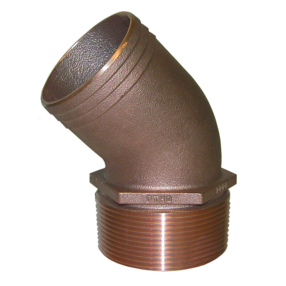 image for GROCO 1-1/2″ NPT Bronze 45 Degree Pipe to 1-1/2″ Hose