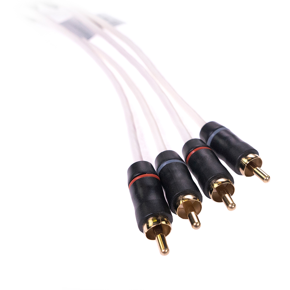 image for FUSION Performance RCA Cable – 4 Channel – 12'