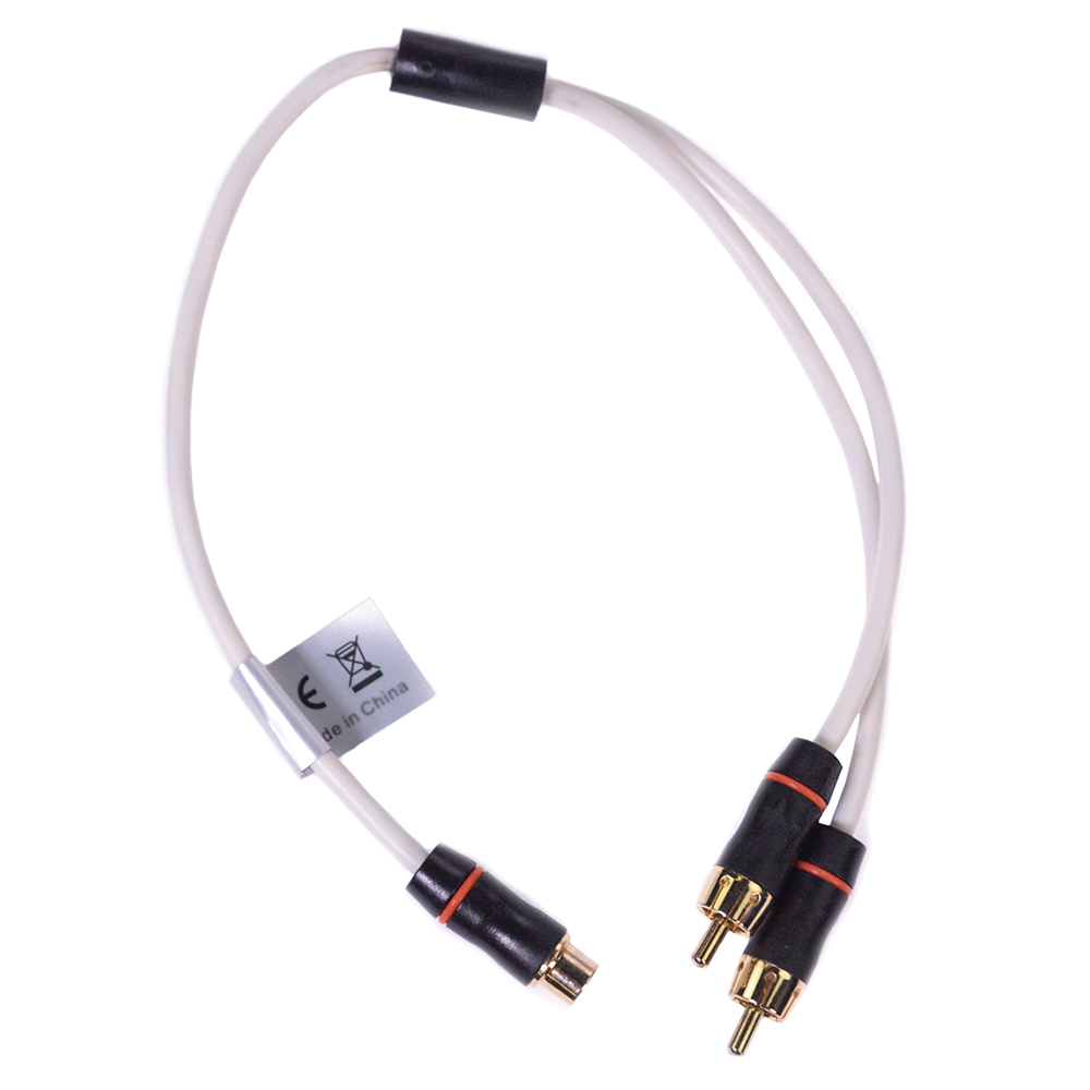image for FUSION Performance RCA Cable Splitter – 1 Female to 2 Male – .9'