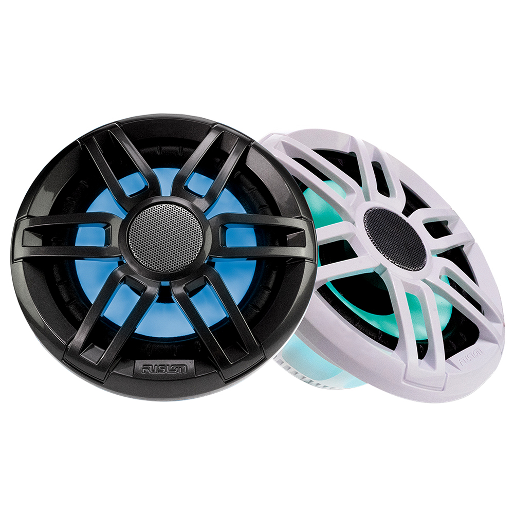 image for Fusion XS-FL77SPGW XS Series 7.7″ Sports Marine Speakers w/RGB – Grey & White Grill Options
