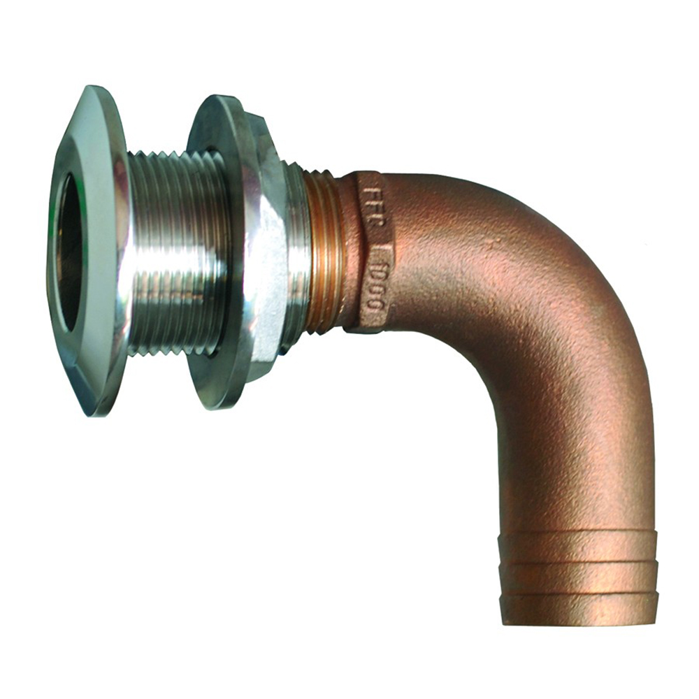 image for GROCO 1-1/4″ 90 Degree Hose Thru-Hull Fitting