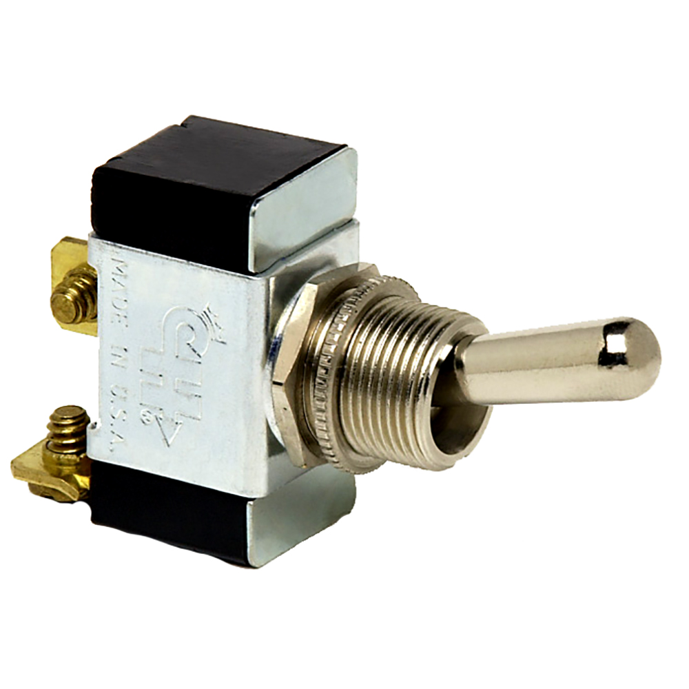 image for Cole Hersee Heavy-Duty Toggle Switch SPST Off-(On) 2 Screw