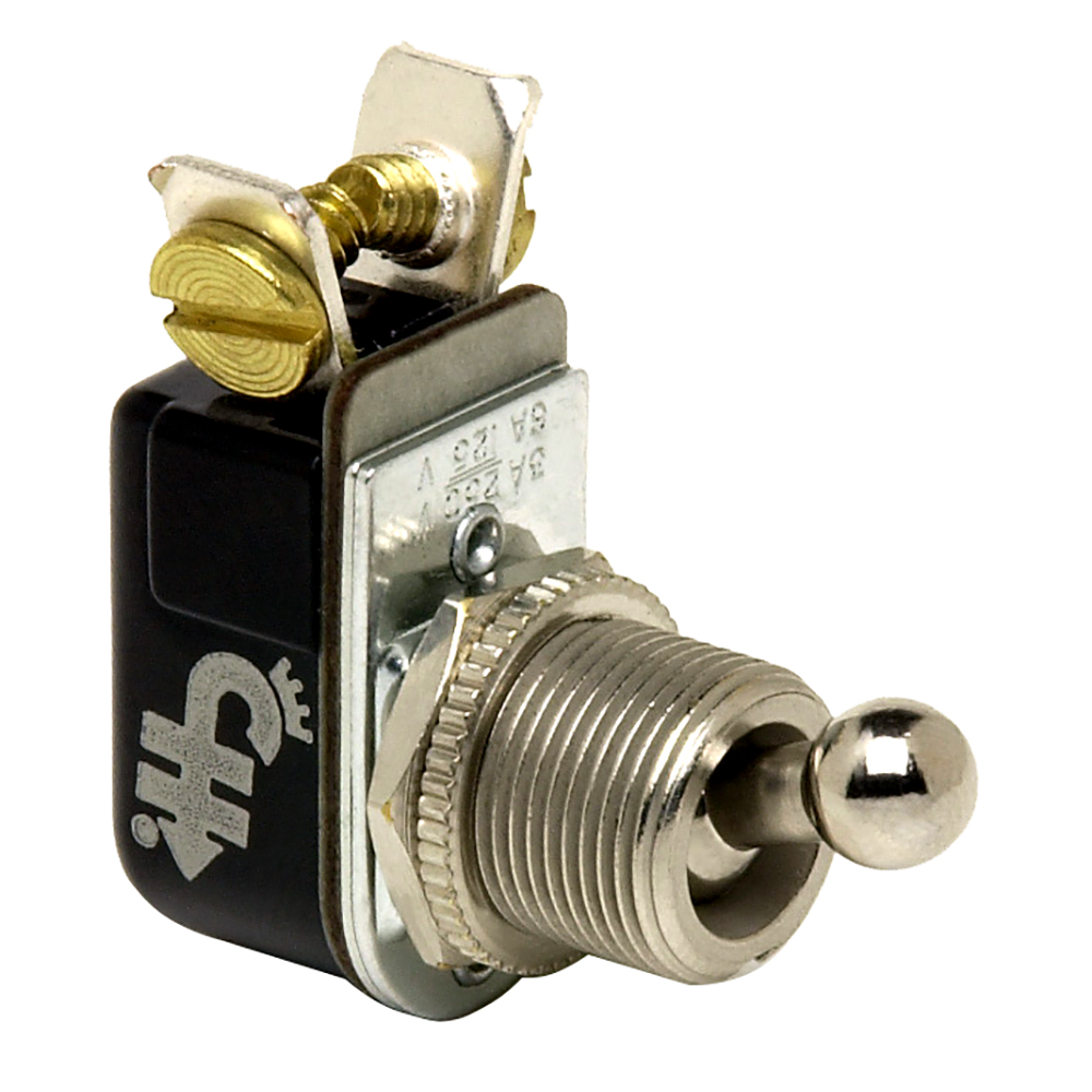 image for Cole Hersee Light Duty Toggle Switch SPST Off-On 2 Screw – Ball Type Actuator