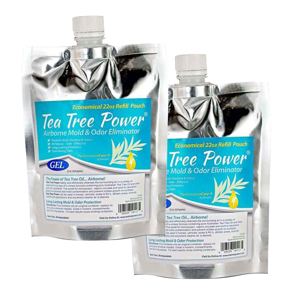 image for Forespar Tea Tree Power 44oz Refill Pouches (2)-22oz pouches