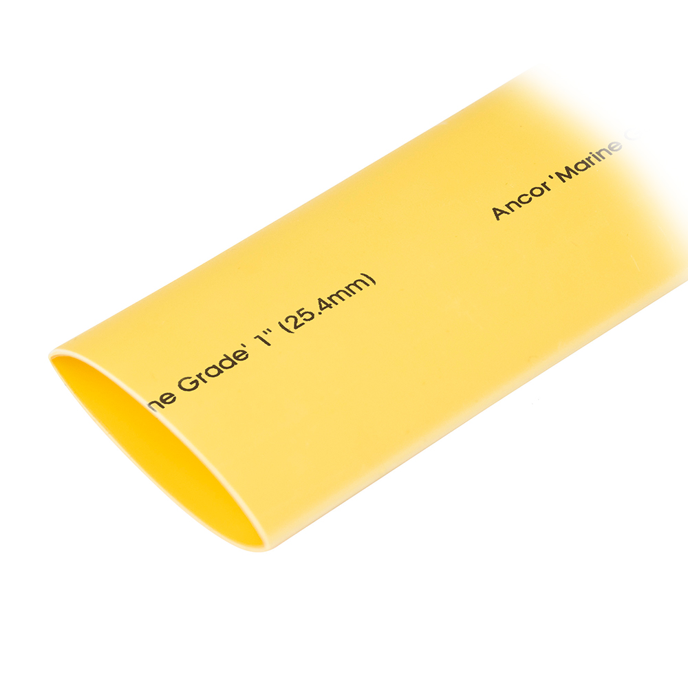 Ancor Heat Shrink Tubing 1&quot; x 48&quot; - Yellow - 1 Pieces CD-75545