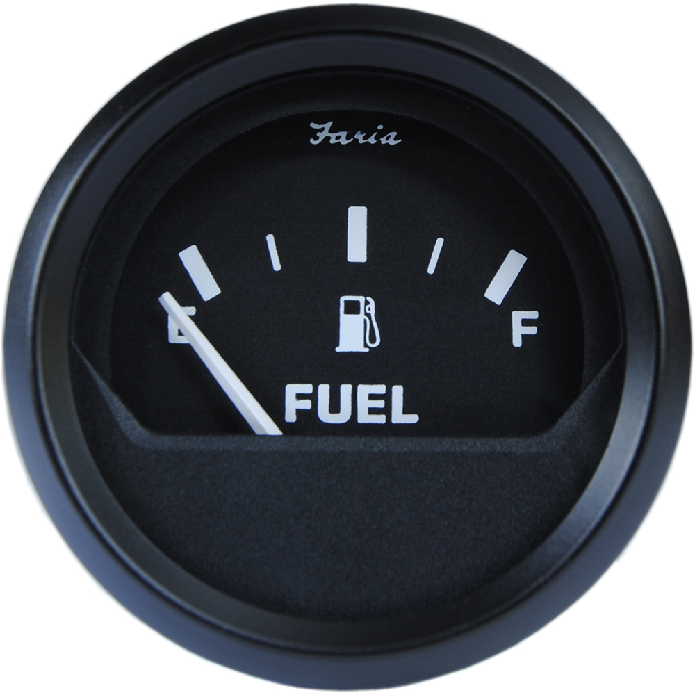 image for Faria Euro Black 2″ Fuel Level Gauge – Metric