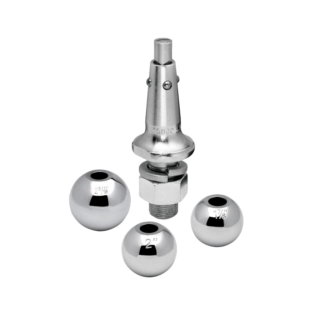 image for Draw-Tite Interchangeable Hitch Ball w/ 1″ Shank – 1-7/8″, 2″, 2-5/16″ Balls
