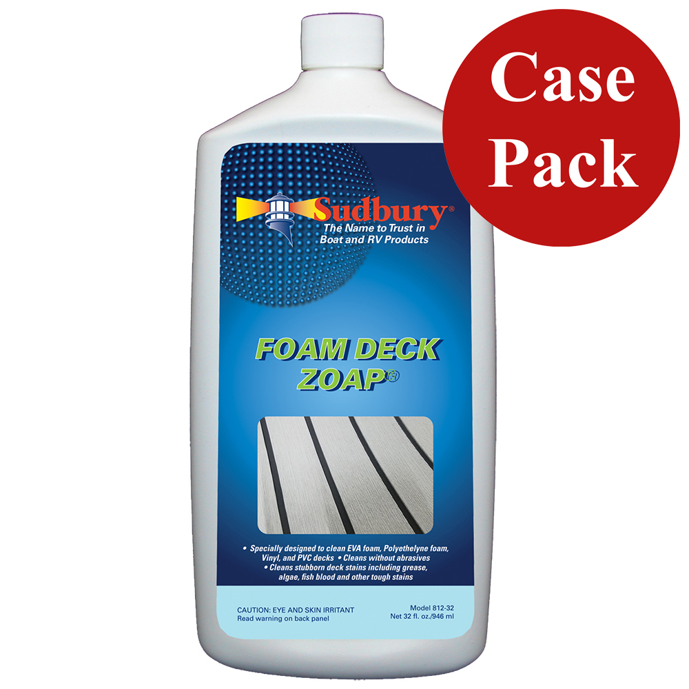 Sudbury Foam Deck Zoap Cleaner - 32oz - Case of 6 - 812-32CASE