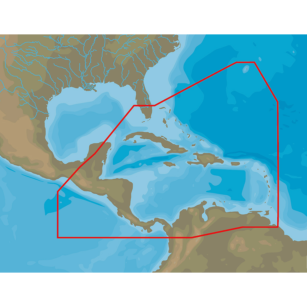 image for C-MAP 4D NA-D065 Caribbean & Central America -microSD™/SD™
