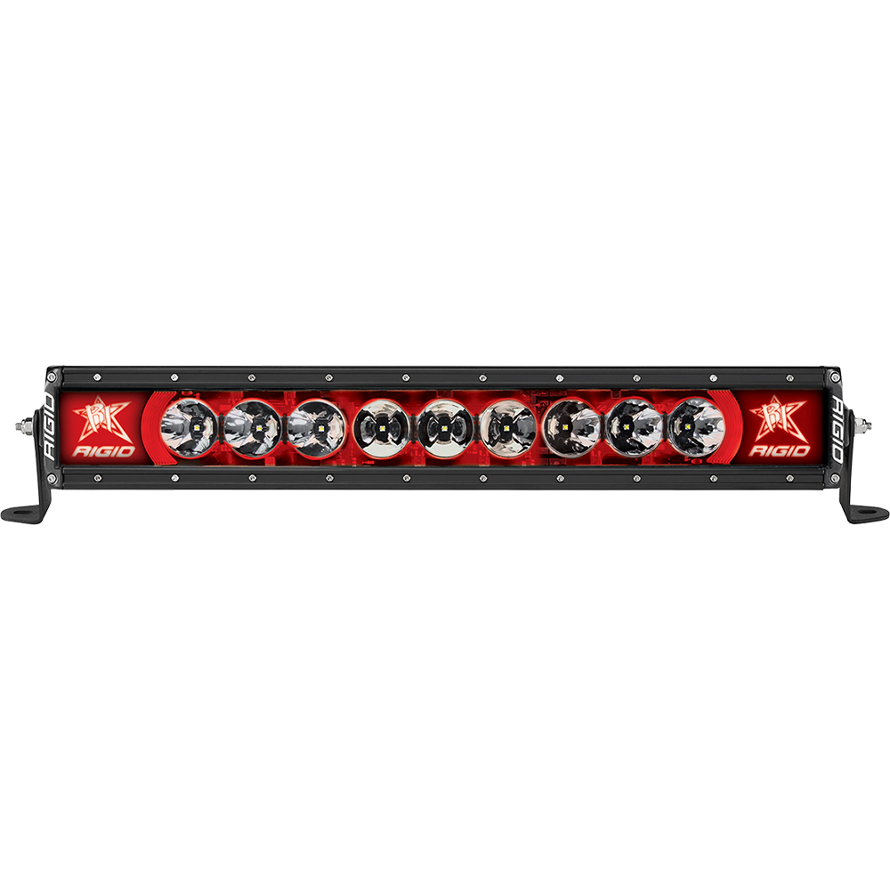 image for RIGID Industries Radiance+ 20″ Red Backlight Black Housing