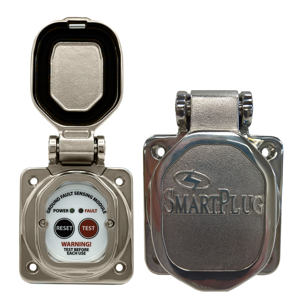 image for SmartPlug 30 Amp/50 Amp ELCI Sensor Stainless Steel Mounting Bracket