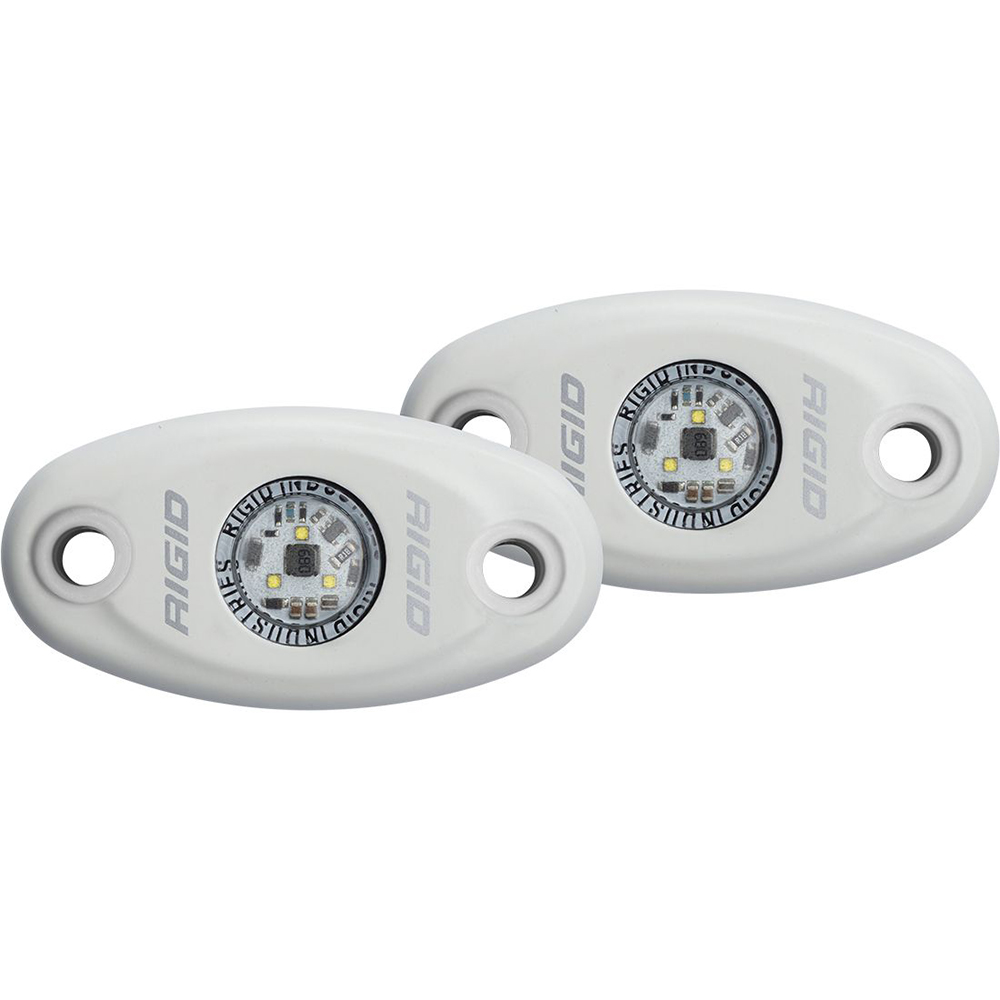 image for RIGID Industries A-Series White Low Power LED Light Pair – Cool White