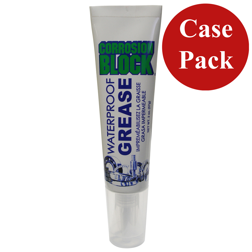 image for Corrosion Block High Performance Waterproof Grease – 2oz Tube – Non-Hazmat, Non-Flammable & Non-Toxic *Case of 24*